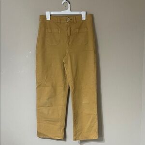 Madewell Women's High Rise Mustard Jeans